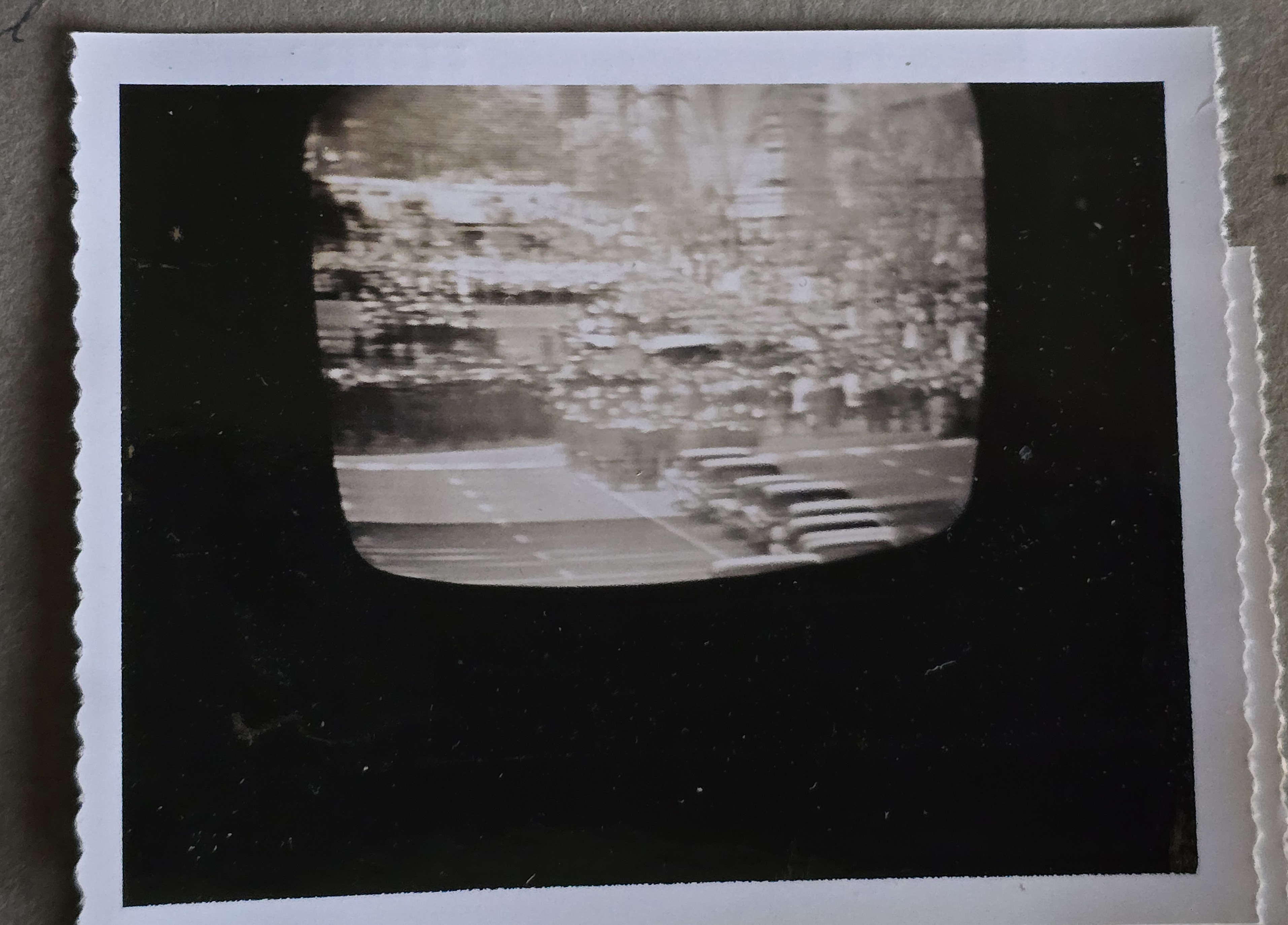 TV screen - JFK funeral procession