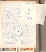 Christmas Dec 1963 Alan 3 1/2 years drawing
