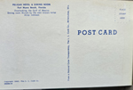 postcard back 36264-B - Pelican Hotel Ft Myers