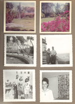 Florida - house with red roof. Maybe Vizcaya. Rosemary and John. Susan.  Susan in Neptune apartment.