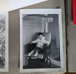 Thomas A Edison Winter Home - Ft Myers, Florida - Alan in an odd surrey chair