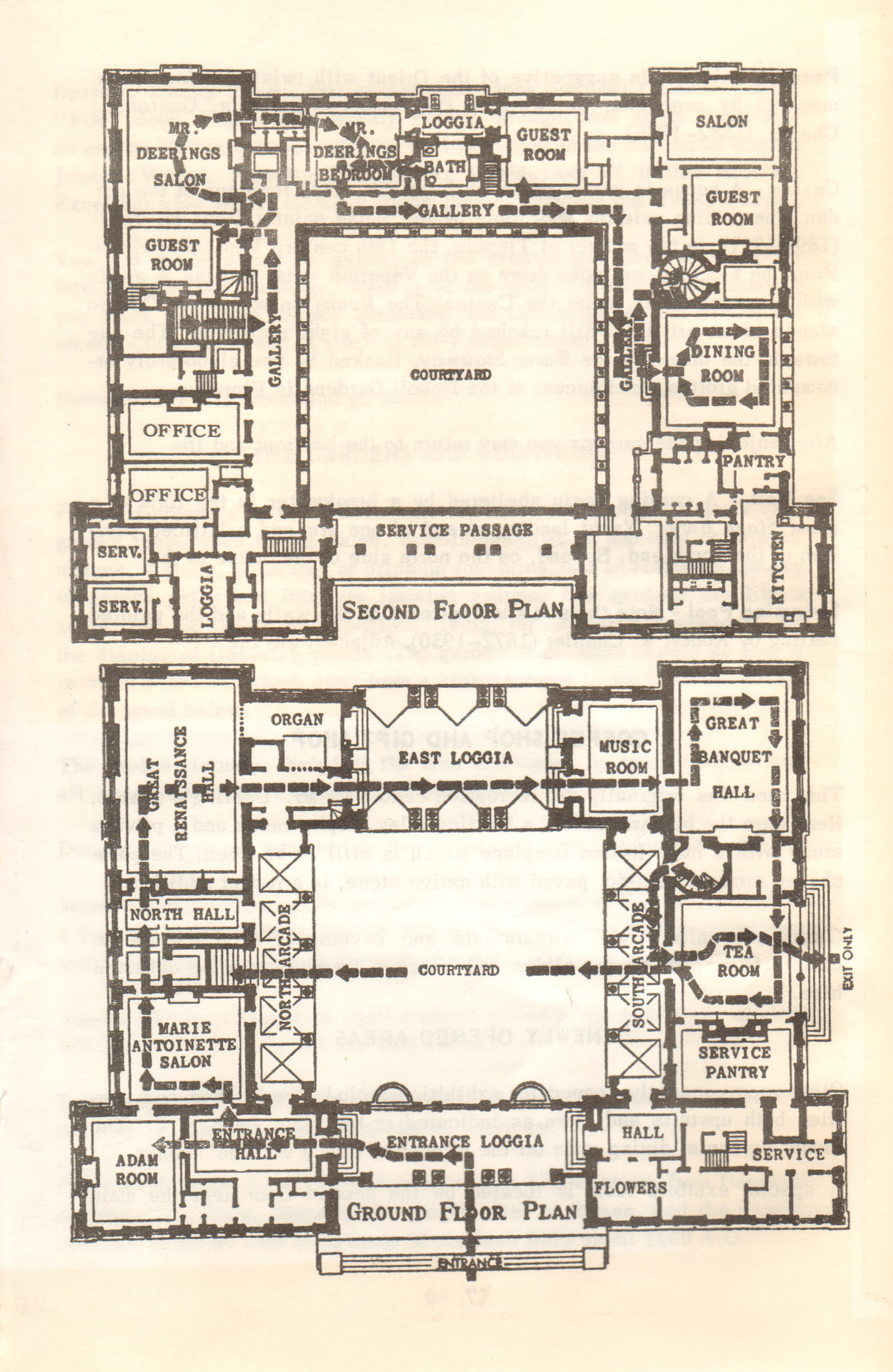 Vizcaya brochure - building map