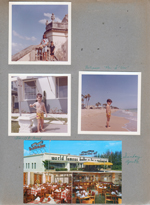 Vizcaya - Miami - Susan and Alan. Neptune - Alan - Shuffleboard and beach. Postcard 31290 - Hofbrau Haus - Hallandale, Florida