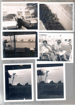 Hollywood Beach - Neptune - Al and Gladys - The Haenny's 3315 Old Orchard Lane, Youngstown 11, Ohio. Noon rain. Mrs Butts and Mrs Faulkner. Sunrise