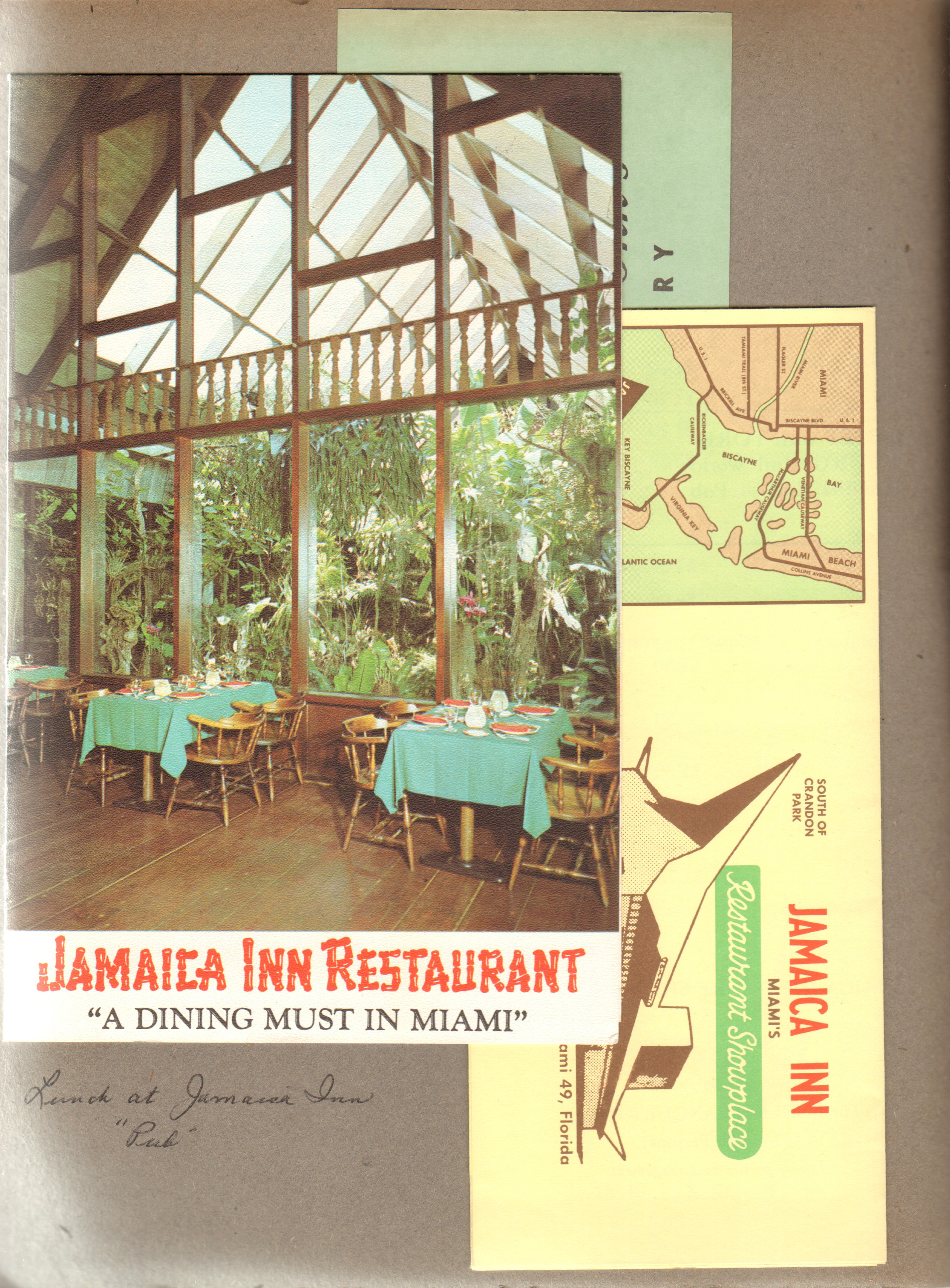 Jamaica Inn Restaurant - Miami - brochure