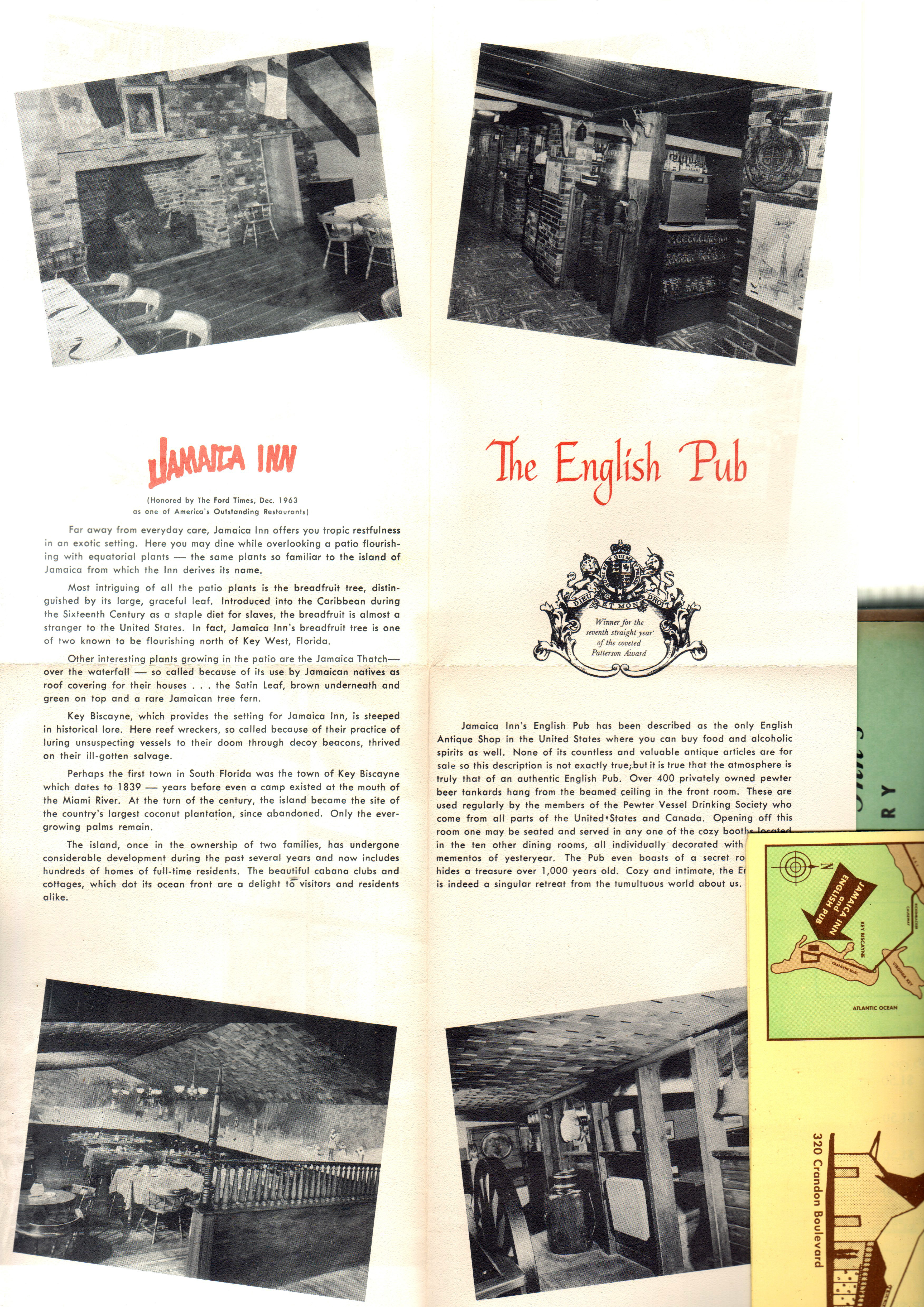 Jamaica Inn Restaurant - Miami - brochure