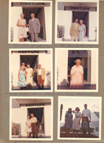 Hollywood Beach - Neptune - rear Surf Road entrance - Mr and Mrs Doran Ball. Al and Dorothy Hoffman, Mr and Mrs Barbon (?) and Irma and Wally and Lucy Gottschalk. Mr and Mrs RK Butts. The Hagues - Susan, Rosemary, Alan, John