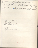 Rosemary's note about Benfield's slide show of West Indies cruise and his life history