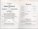 program - Starlight Musicals - Debbie Reynolds - Rip Taylor
