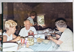 Draper Reunion - Bedford. Aug 13, 1973 - Betty, Bill, Dorothy, Florence.