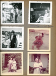Fred chose this girl, Lida May at home by fireplace. Vonnie and Curt 50 years. 6122 Vonnie and Curt and Alan 1961. Riviera Club - Susan and Cindy Morgan. 