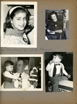 1961 Christmas at 8815 - Susan, Rosemary, Alan, Girstle, Santa.