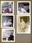 3845 Living room - Susan and Bonnie. Vonnie and Curt. dining room - Rosemary, Susan and Alan. Alan dressed up at back of Neptune 1962. Ronnie and Curt - maybe at Dave's?