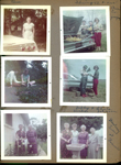 Bess.  Spring 1962 and our Owen County Jonquils. Vonnie at trunk with Jonquils. Debby Winkers and Sheila Johnson. Florence and Lida May with lilies. Florence, Louise, Lida May and Vonnie at birdbath - Strawberry time at Florence's.