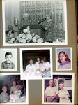 Bonnie getting award. Alan and Susan portraits. 3845 Warren, Susan, Alan, Rosemary. Curt, Vonnie. and at 6122 driveway.