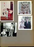 Christmas 1962 - Cindy and Carole. Susan and scouts on steps by church. 3845 Ronnie and Alan by mirror. Our Helen and Bill in Houston.