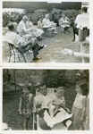 loose photos - 6122 yard - Curt, Helen, Cindy, Vonnie, Betty, Carole, Dave, Ronnie.