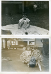 loose photos - 6122 yard - Alan, Ronnie, Cindy, Carole - pedal car.