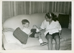 loose photos - 3845 - Alan and Susan on sofa
