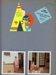Andy Wallace birthday invitation. Conner Prairie Museum student admission tag. 6122 Alan birthday.