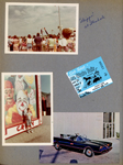 Skipper Glendale. Alan Indiana State Fair by clown painting. Ticket. Batmobile postcard.