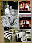 1967 Draper reunion - Bedford - Otis Park. Florence (Smith) Harrell. Roger Waldron. Vonnie with Curt's brother, Charles and Ruby.