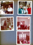 The Stumps at North Church SS. Mrs Moore, Chapman and Genovese. North United Methodist Church, 38th and Meridian, Boy ringing bell in courtyard. Inside classroom - Leaders of Christmas Story - Christmas tree.