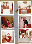 6122 living room - welcome home. Christmas. Betty, Kenny, Dave.