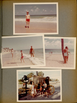 Hagues in Hollywood Beach - Rosemary, Alan and Susan at stagecoach, probably at restaurant.