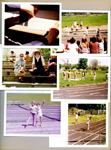 School 80 track meet at BRHS - Mrs Wolter and Miss Roach. John Churchill and John Clymer.