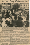 newspaper clipping - School 80 Arbor Day.