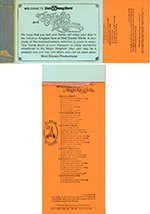 Walt Disney World - ticket book - listing of available rides in 1973
