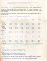 AAA Magic Kingdom Holidays mimeograph rate sheet.