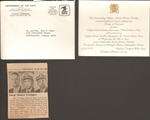 NAFI Change of Command invitation. newspaper clipping