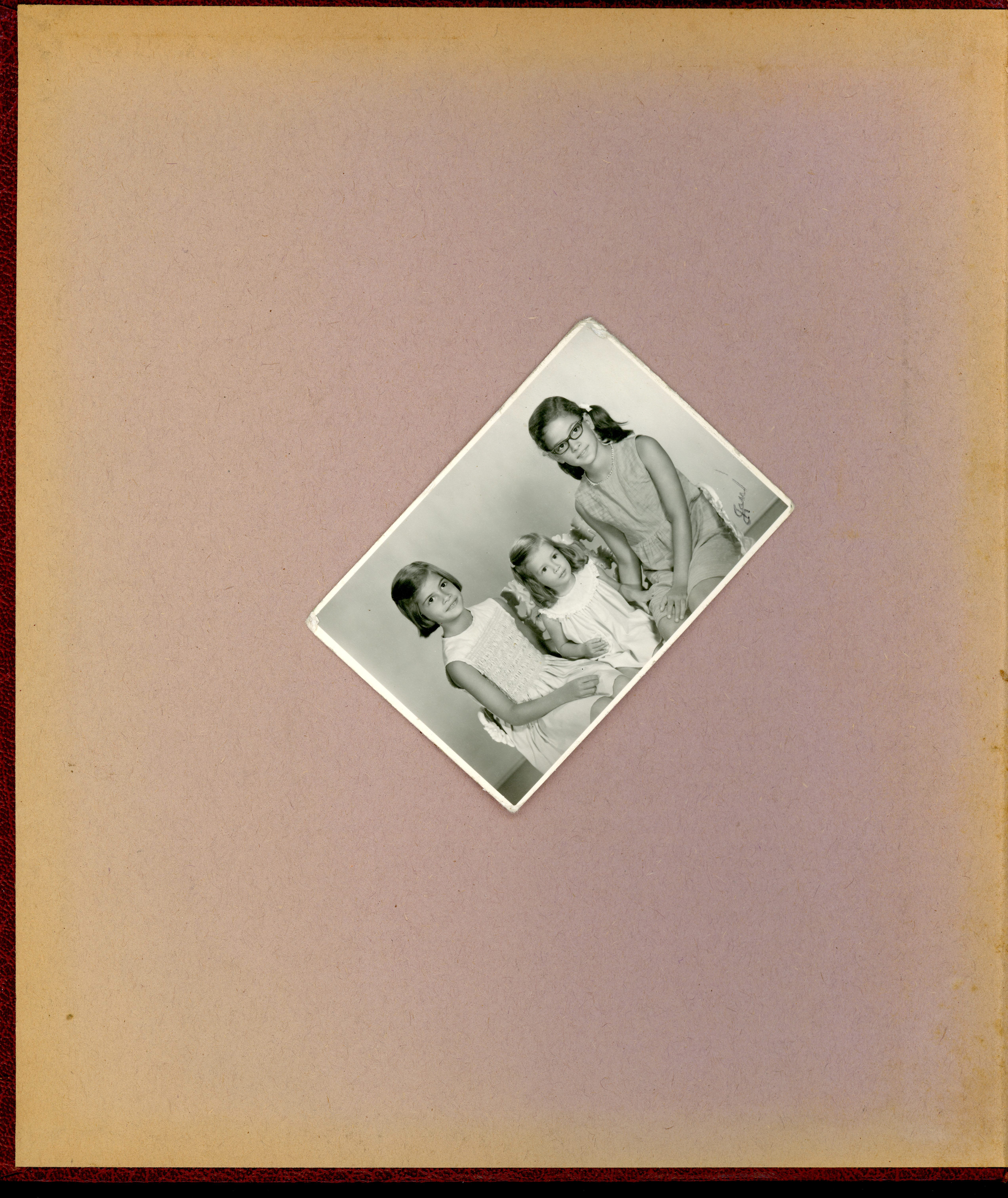 old portrait Carole, Cammy, Cindy Morgan.