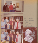 6122 living room -  John, Rosemary, Alan, Susan. Kitchen - Florence, Warren, Bill, Curt, Alan, Rosemary, Lida May. Air plant.