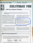 IBM newsletter - Susan sold 5230 Data Collection System.