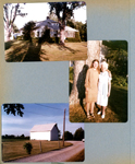 8815 Haverstick yard and house from Haverstick.  Ronna and Helen Hague.  Barn.