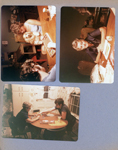 6122 dining room - Alan and Susan with Heather playing Mastermind. Rosemary watching. Wawasee kitchen - Alan and Rosemary playing Mastermind.