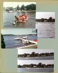 Wawasee - Pedal boat - David Dawson, Fred Machledt, Susan SCUBA gear. Water skiing.