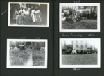 Letsingers - Rosemary, Curt, Vonnie, Warren, David, Marjorie, Helen. IU ZTA 1946. Homecoming 1946