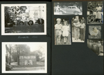 IU Homecoming Sept 1947 sorority houses. various photos of unknown kids.