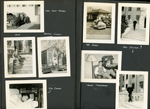 Purdue. Fuel pump trouble, John on steps. Ray Zweige in bed Cary Quad dorm room. 59 Ford wreck. Norm Friedman.