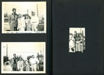 Sept 1950 - Bob & Thelma Lockhart, Roseanne Drummond, Marion Helton outside by car. Rosemary.