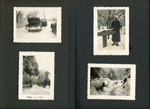 Feb 5, 1951 - packing the car at 8815 Haverstick. Rosemary in snow at entrance to Mammoth Cave.