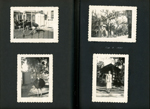 Casper's Alligator Jungle - St Augustine, Fla. Feb 8 1951 - Fountain of Youth - John. Rosemary by water wheel.