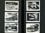 tiny travel souvenir cards - Aerial view of University of Miami. Student Club Soda Shop. 