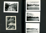 Cypress Gardens. tiny travel souvenir cards - Cypress Gardens Water Skiers.