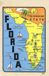 1951 Florida The Sunshine State decal. (in tiki bar now)