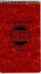 John's Ring-Master notebook for Honeymoon Trip